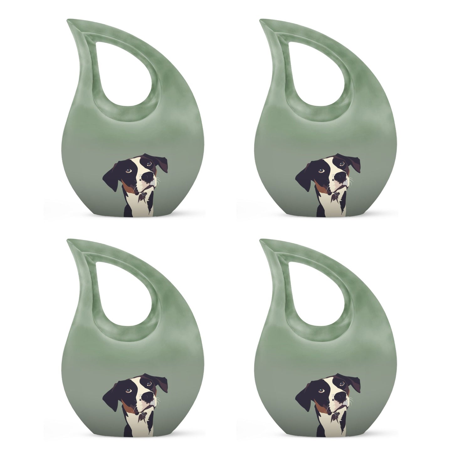 10-inch Canine Minimalism Urn