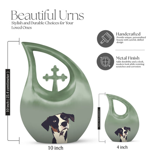 10-inch Canine Minimalism Urn