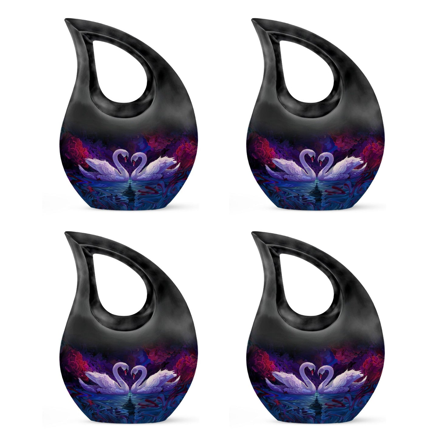 Mystical Swan Reflections Urn