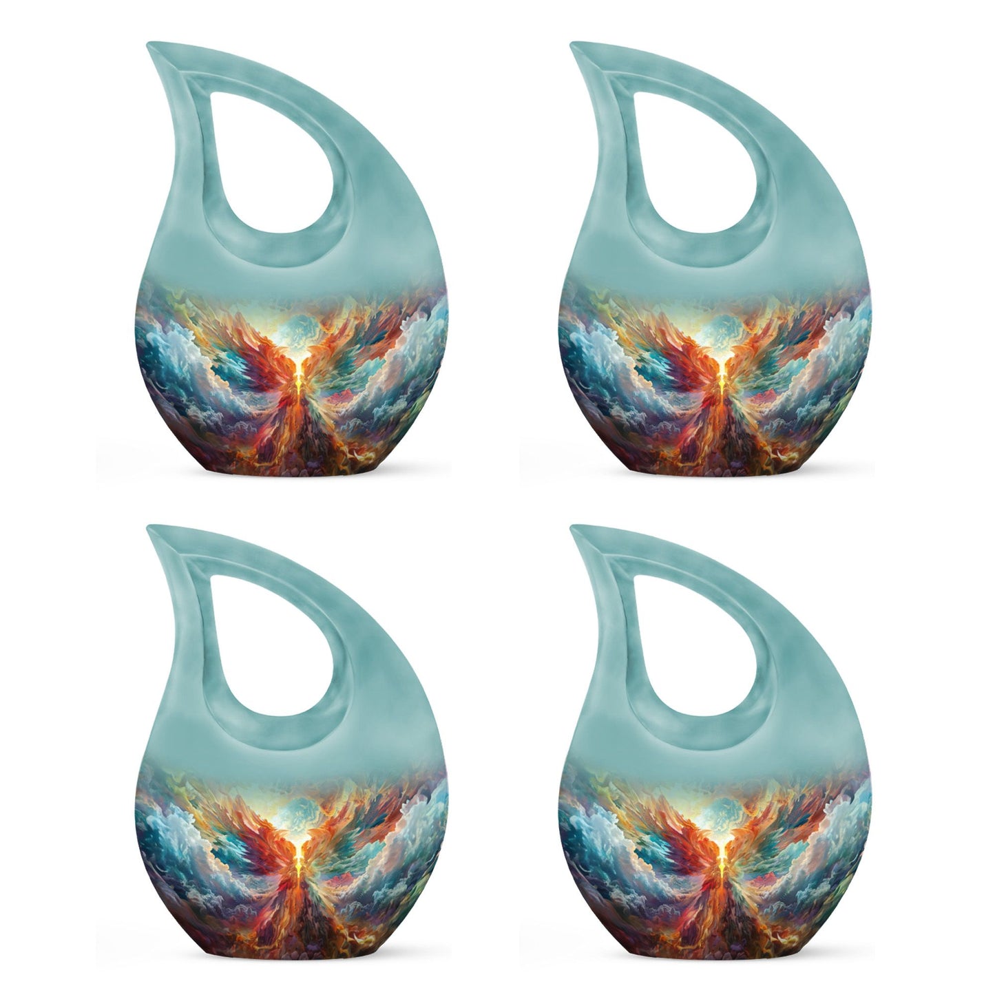 10 Inch Phoenix Nebula Awakening Urn