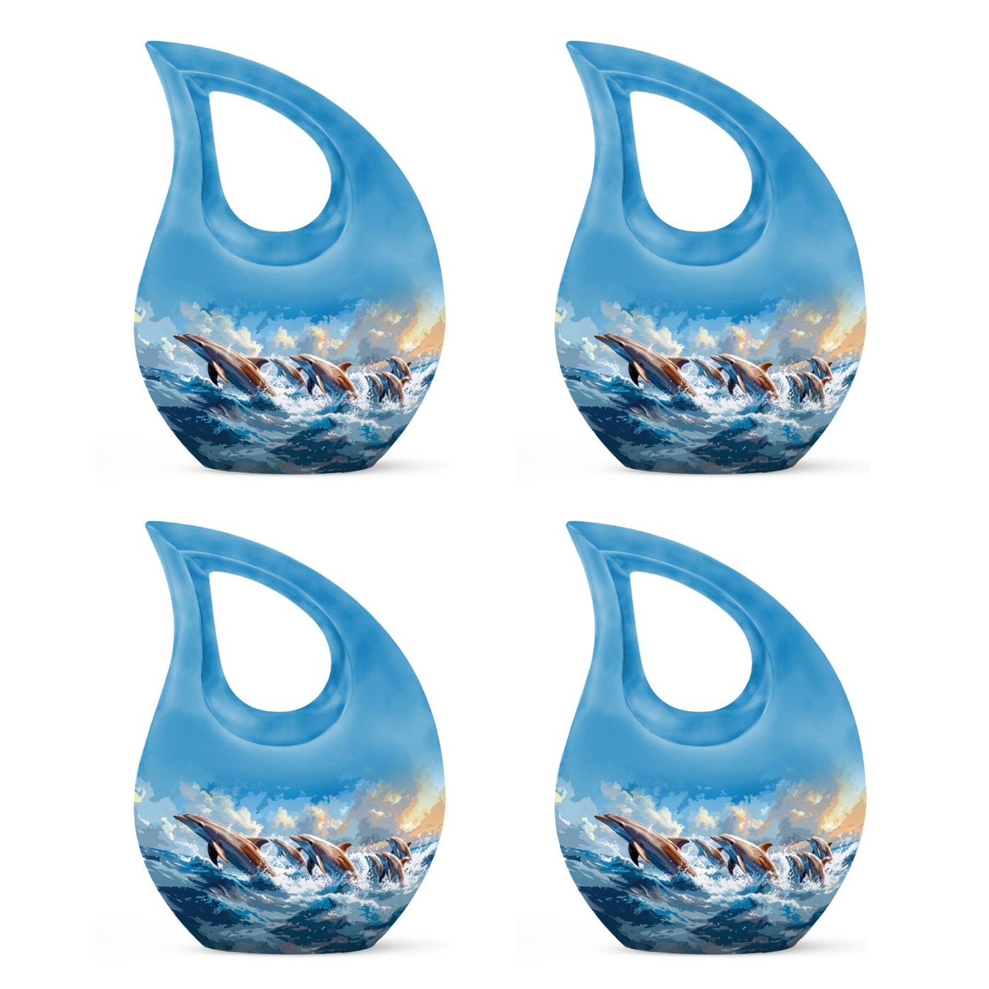Skyward Dolphin Leap Urn,