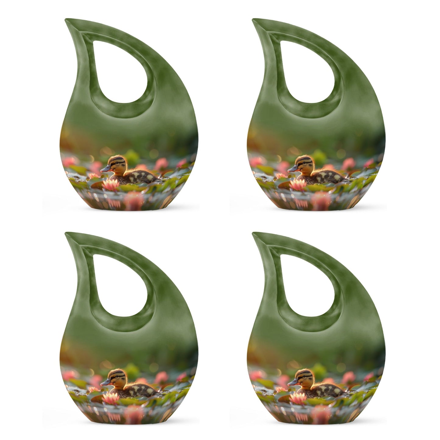 10 Inch Duckling's Dusk Adventure Urn
