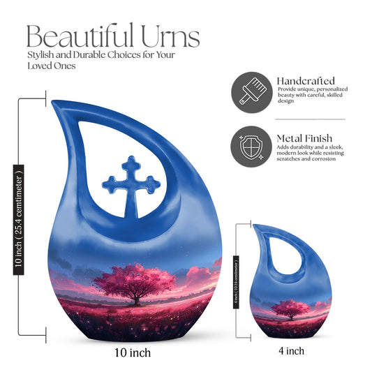 10-Inch Twilight Blossom Serenity Urn
