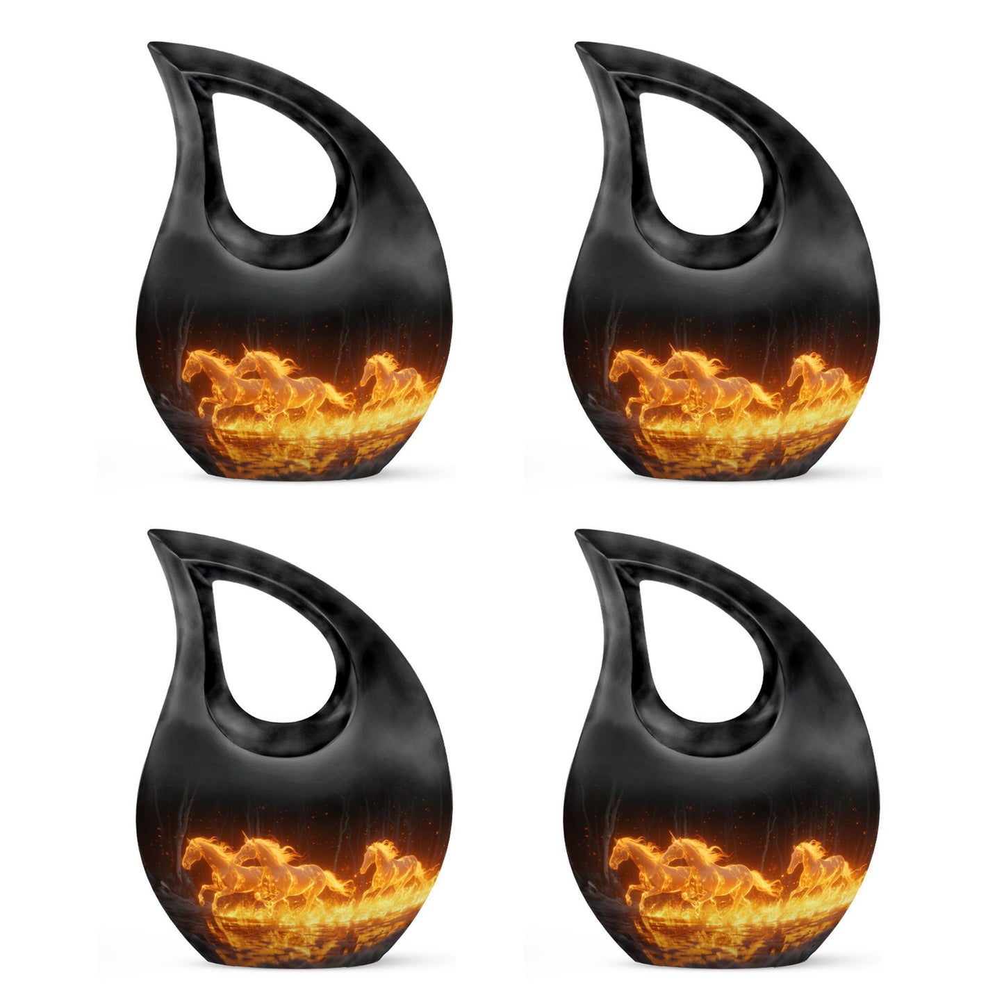 10-Inch Luminous Ember Gallop Urn
