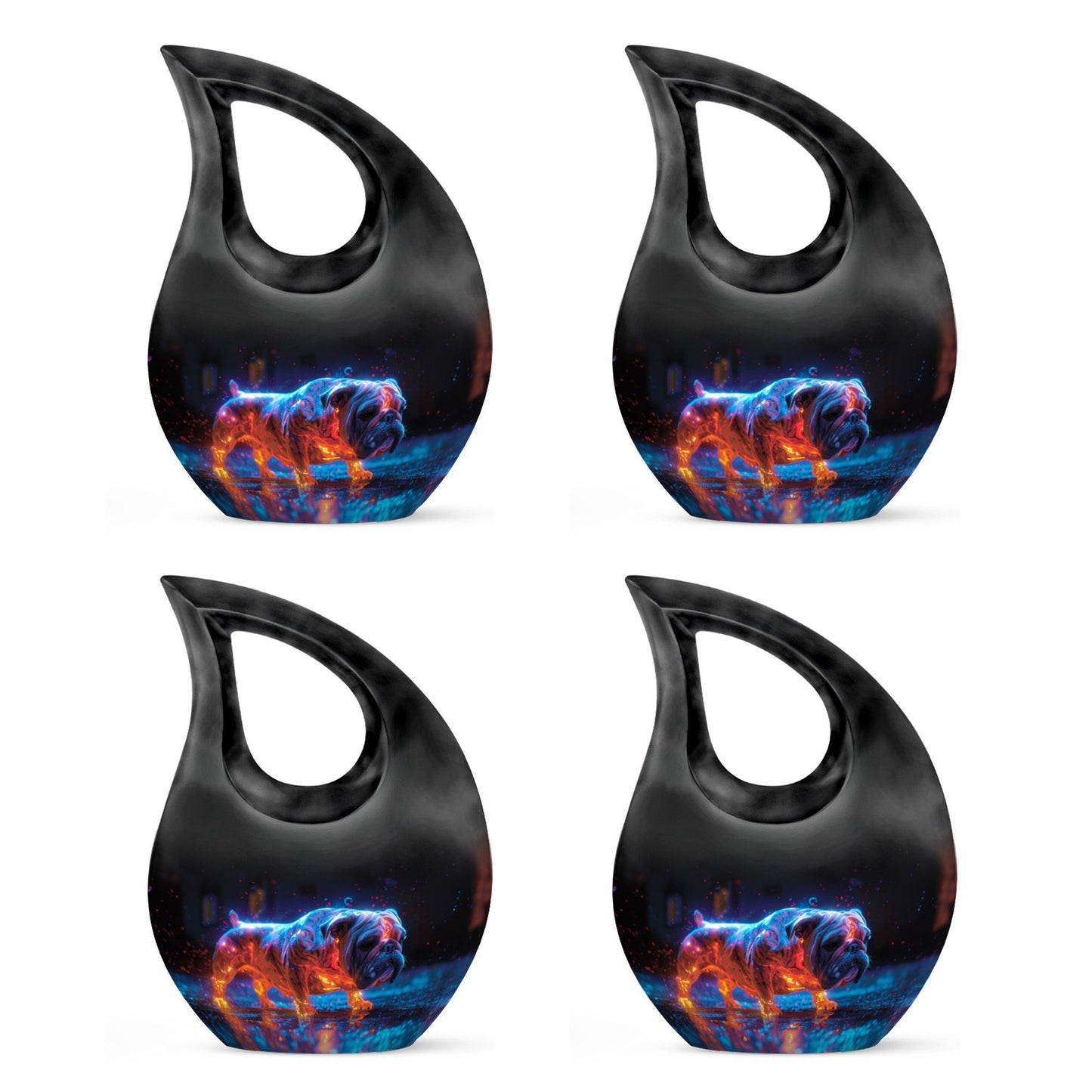 10-inch Lava Paws Urn
