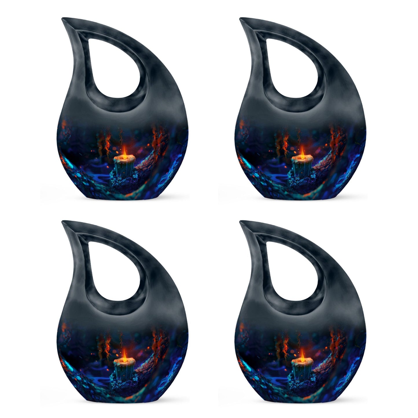 10 Inch Mystic Flame Urn