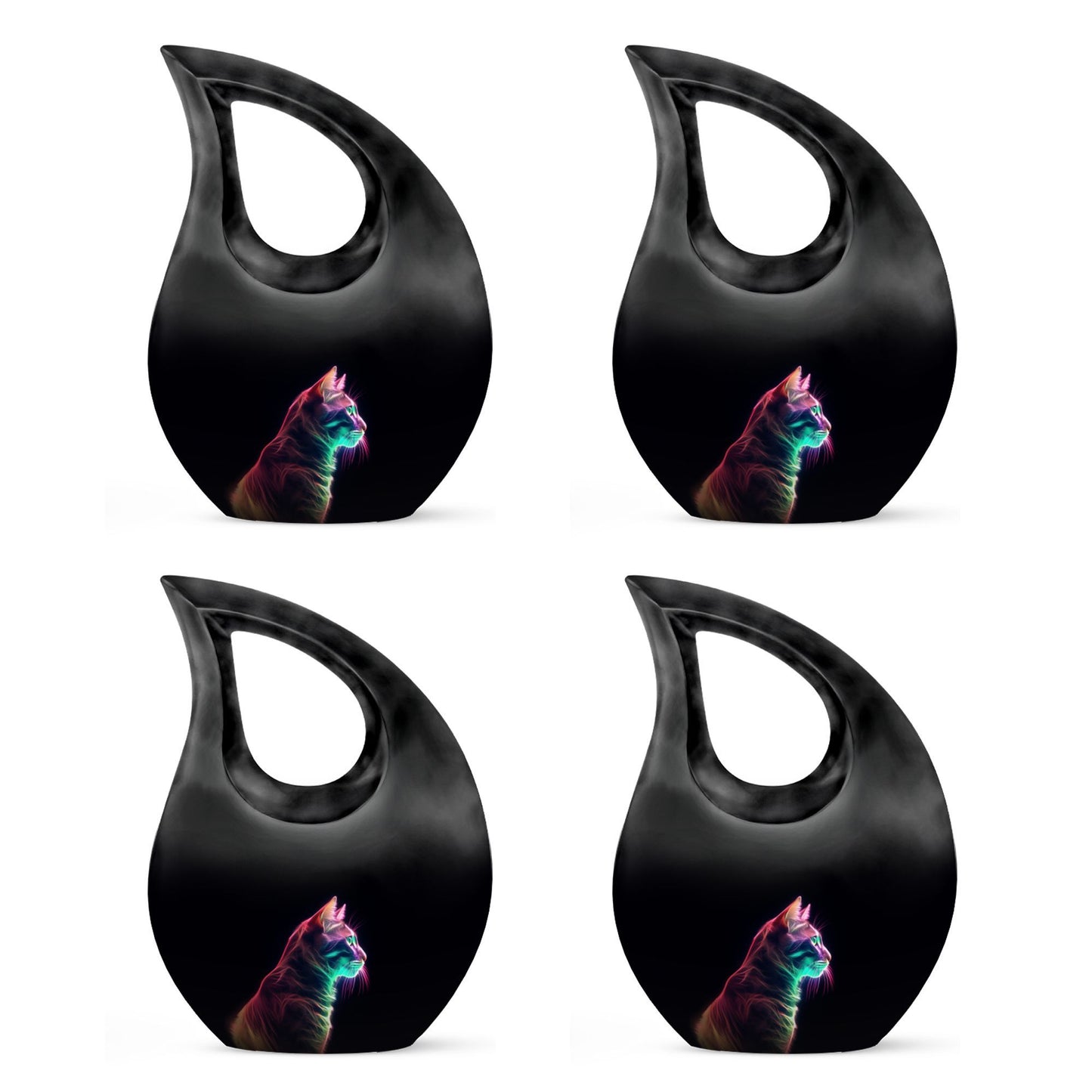 Neon Glow Tabby Urn