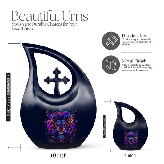 10-Inch Zodiac Urn