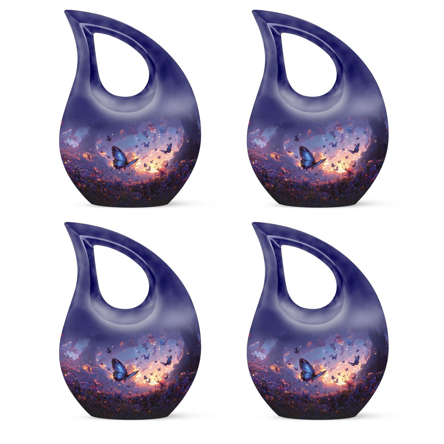 10-inch Purple Meadow Urn