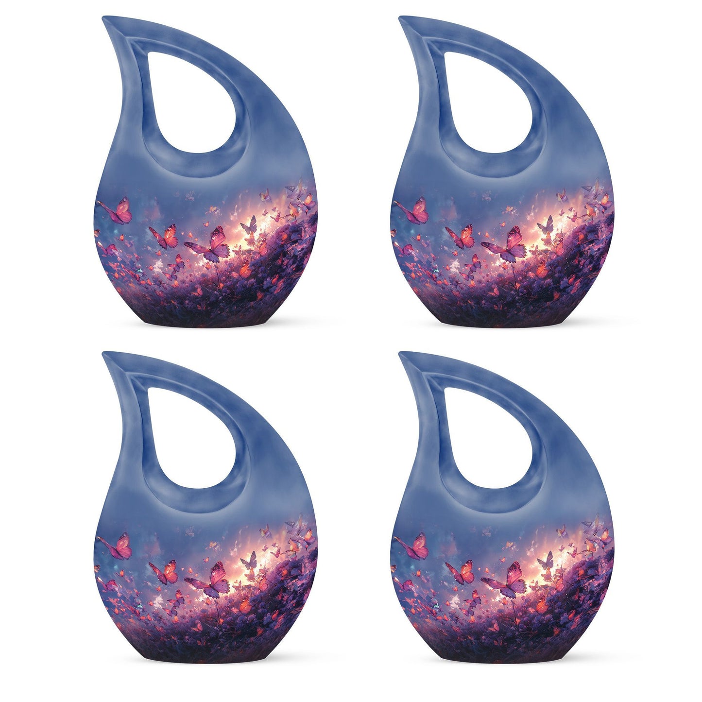 Purple Meadow Urn
