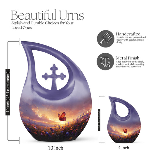 Purple Meadow Urn,
