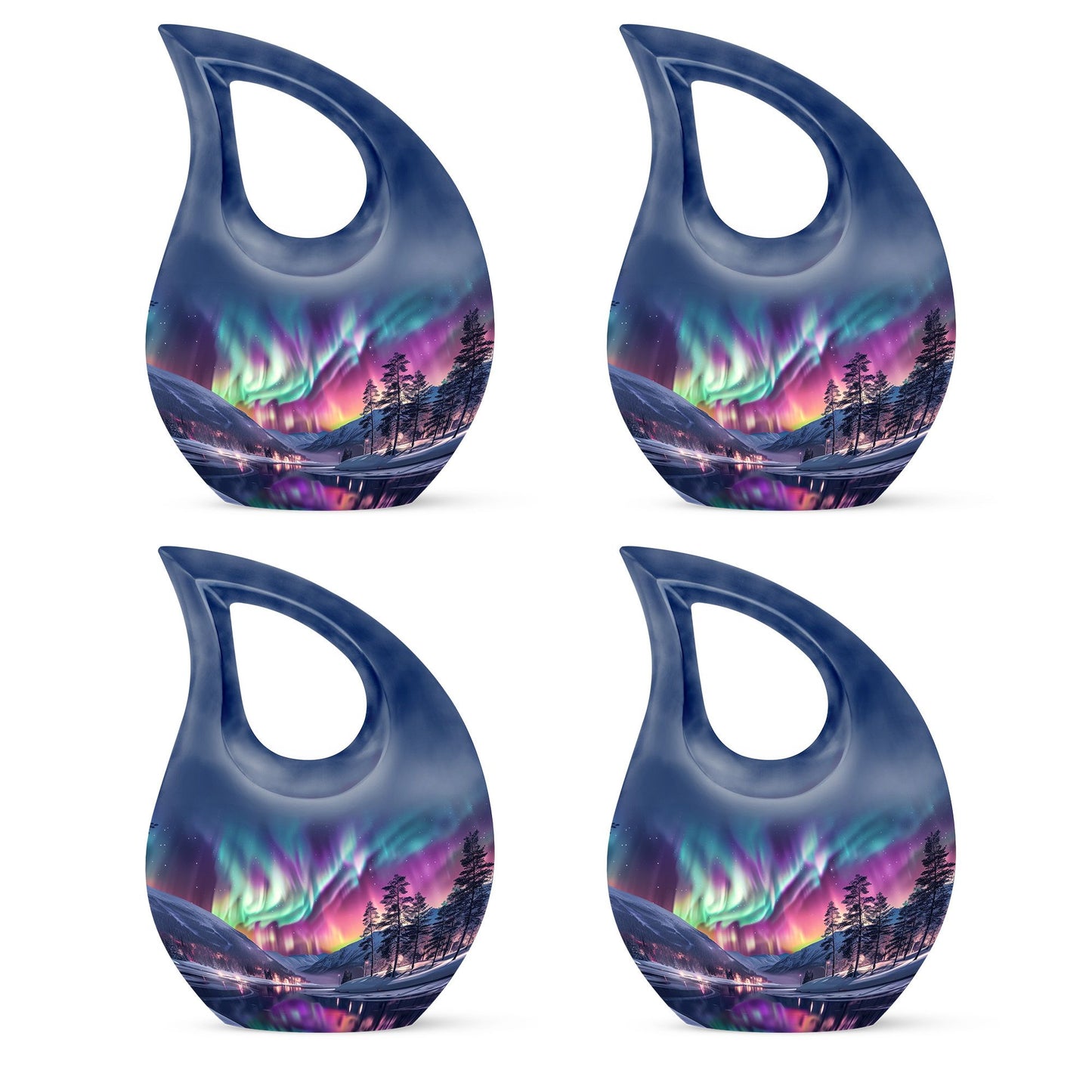 Large 10-inch Aurora urn