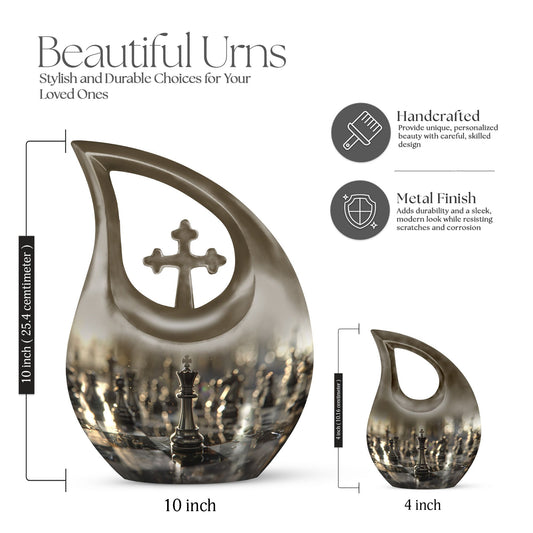 10-inch Chess Urn