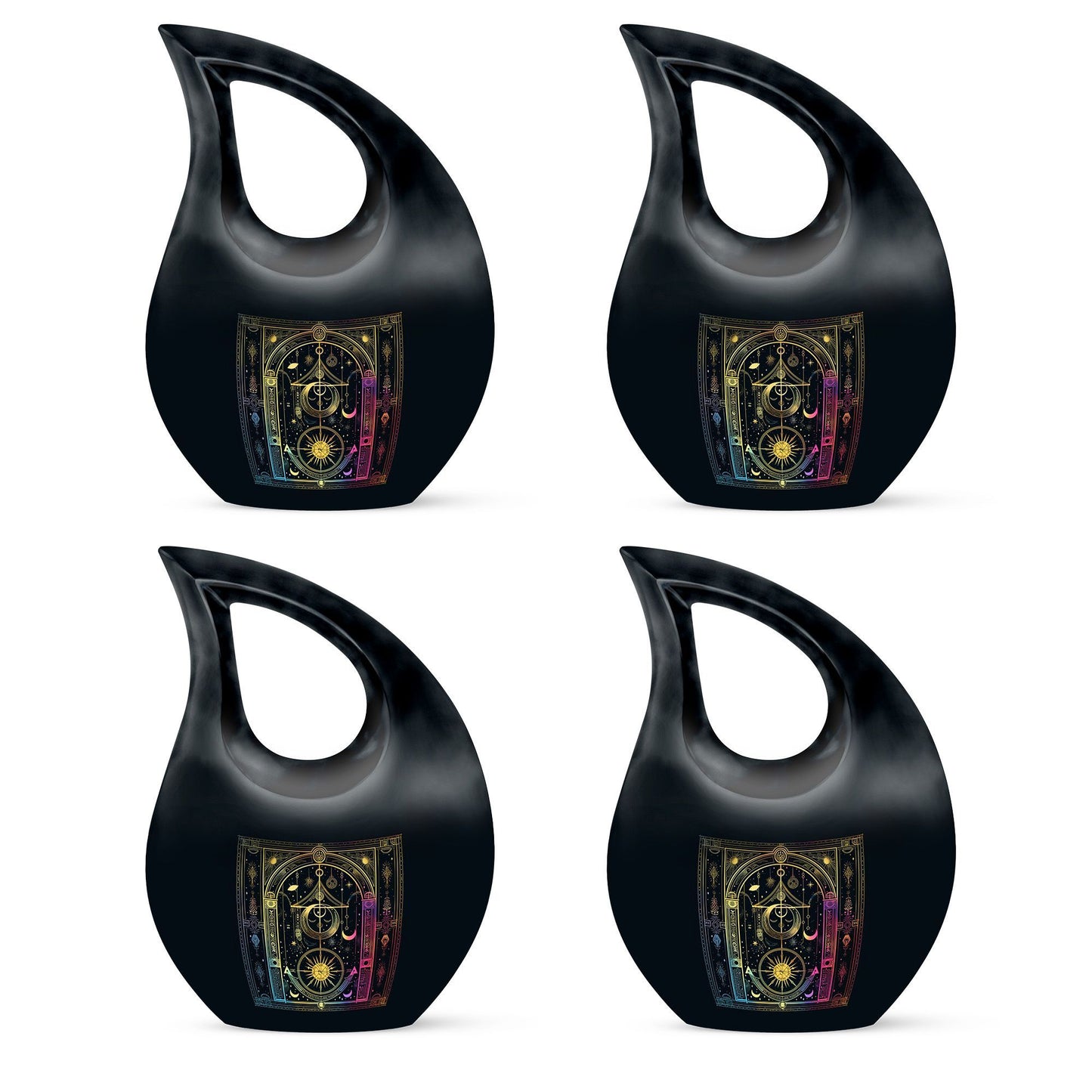 Memorial Zodiac Urn, Cheap Cremation Urn