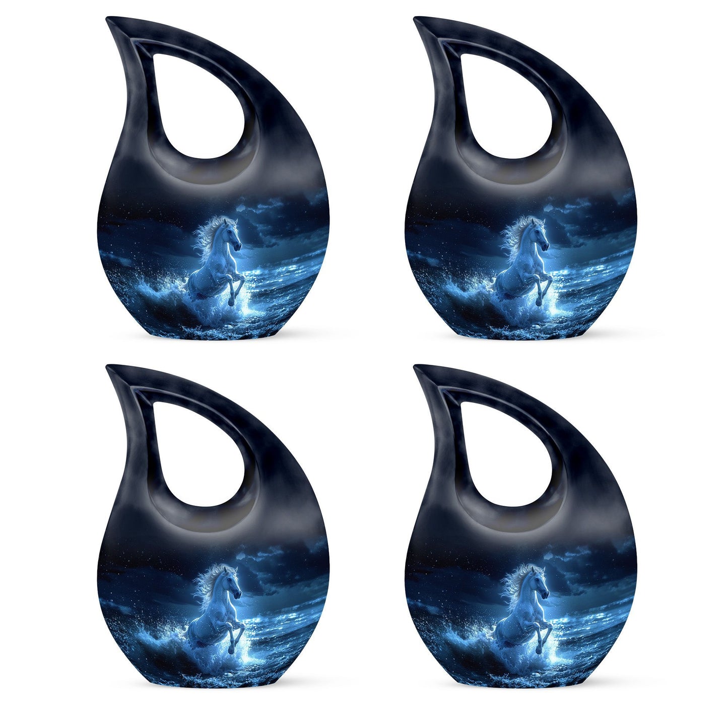 Cross Drop Horse Design