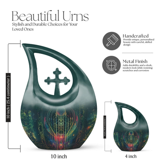 Zodiac-themed Large Urn for ashes