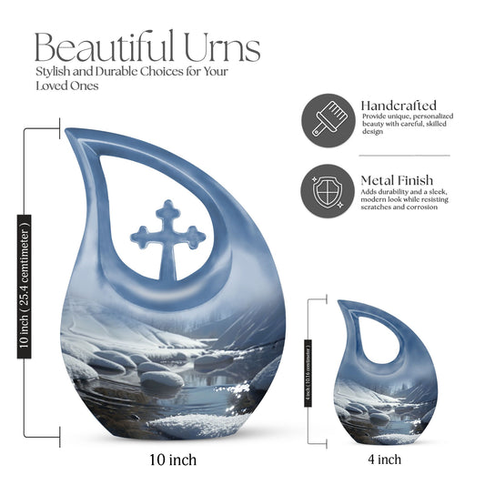 10-inch Mountains urn,