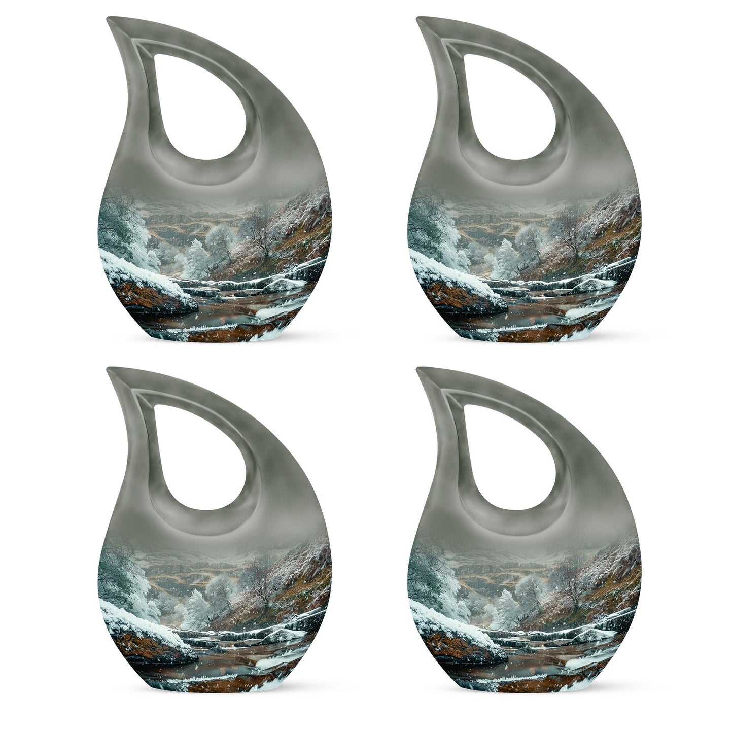 Mountains themed Medium Size Urn
