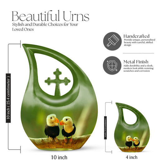 10-inch Puffin Bird Urn