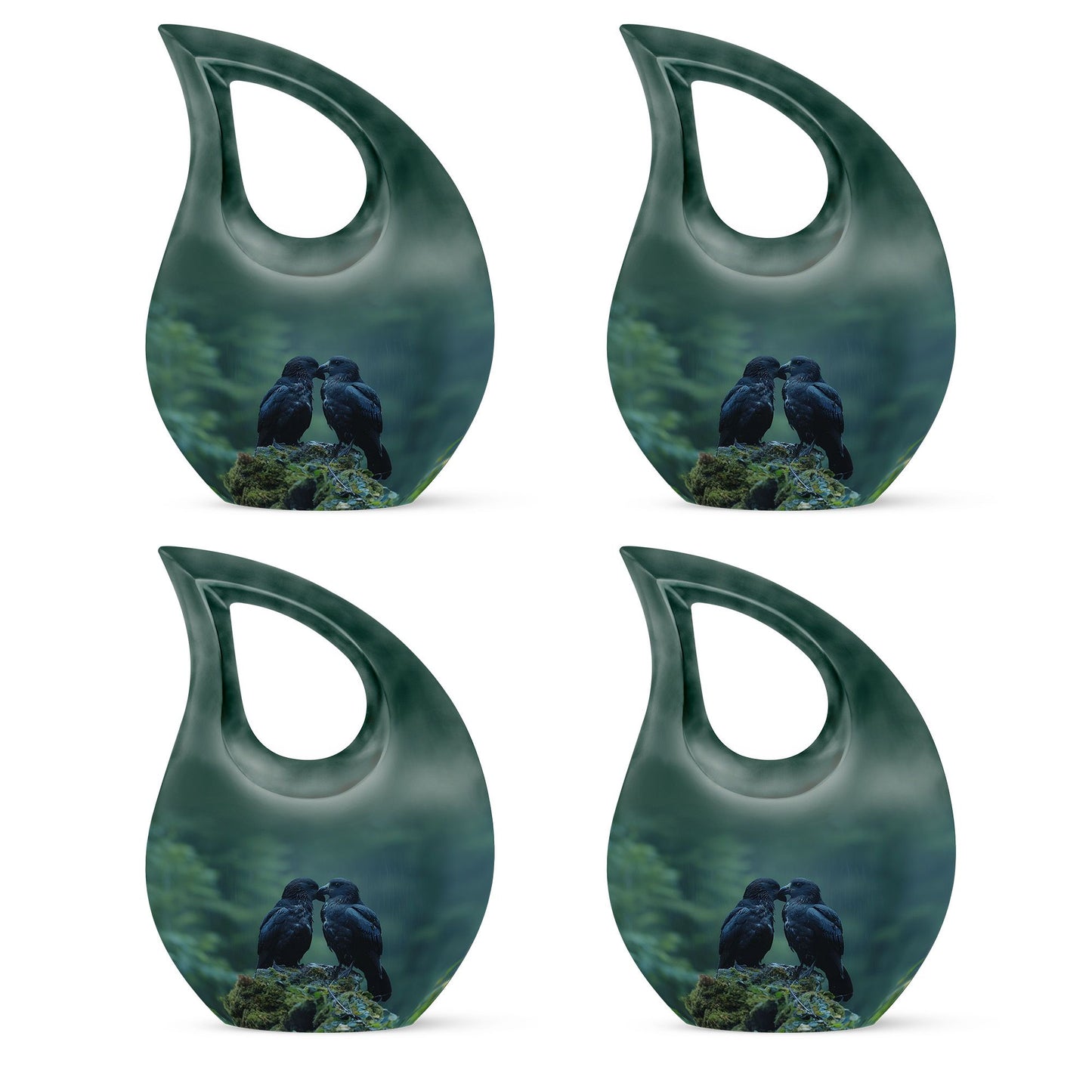 10-inch Crow Urn,