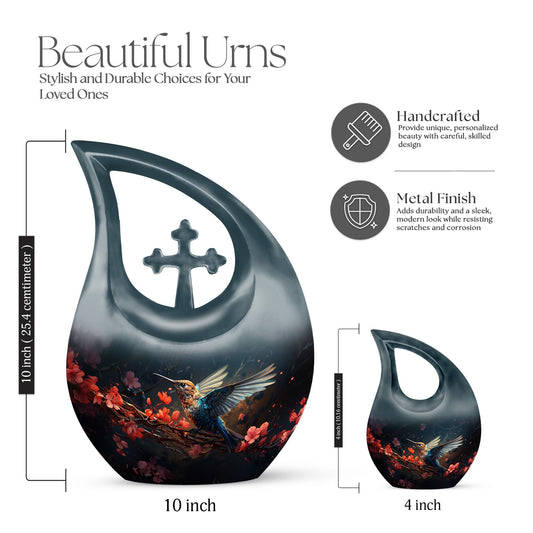 10-inch Humming Bird Urn