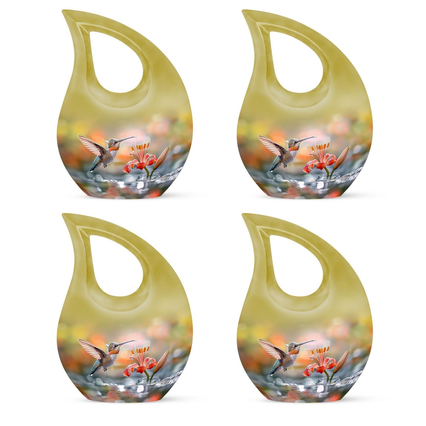 10-Inch Humming Bird Urn,