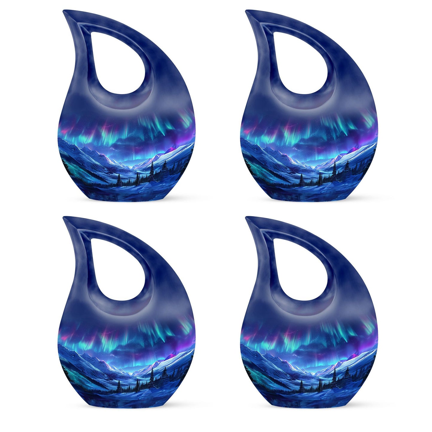 Aurora Cross Drop Double Urn,