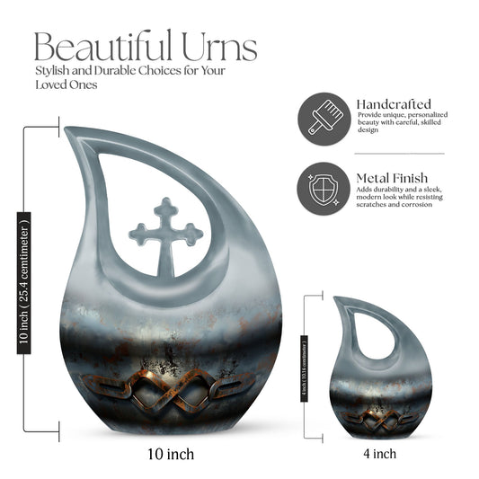10-inch Catholic urn