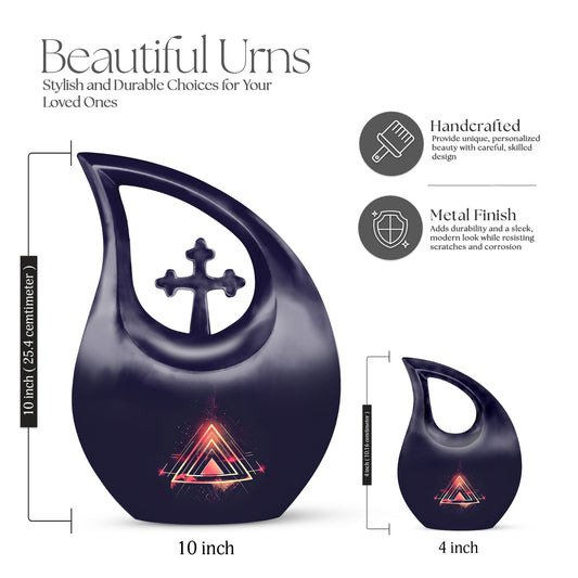 10-inch Catholic urn