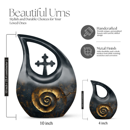 10-inch Spiral Urn