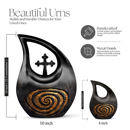 10-inch Spiral Urn