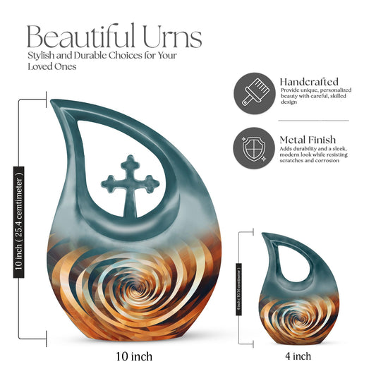 10-inch Aluminium Spiral Urn