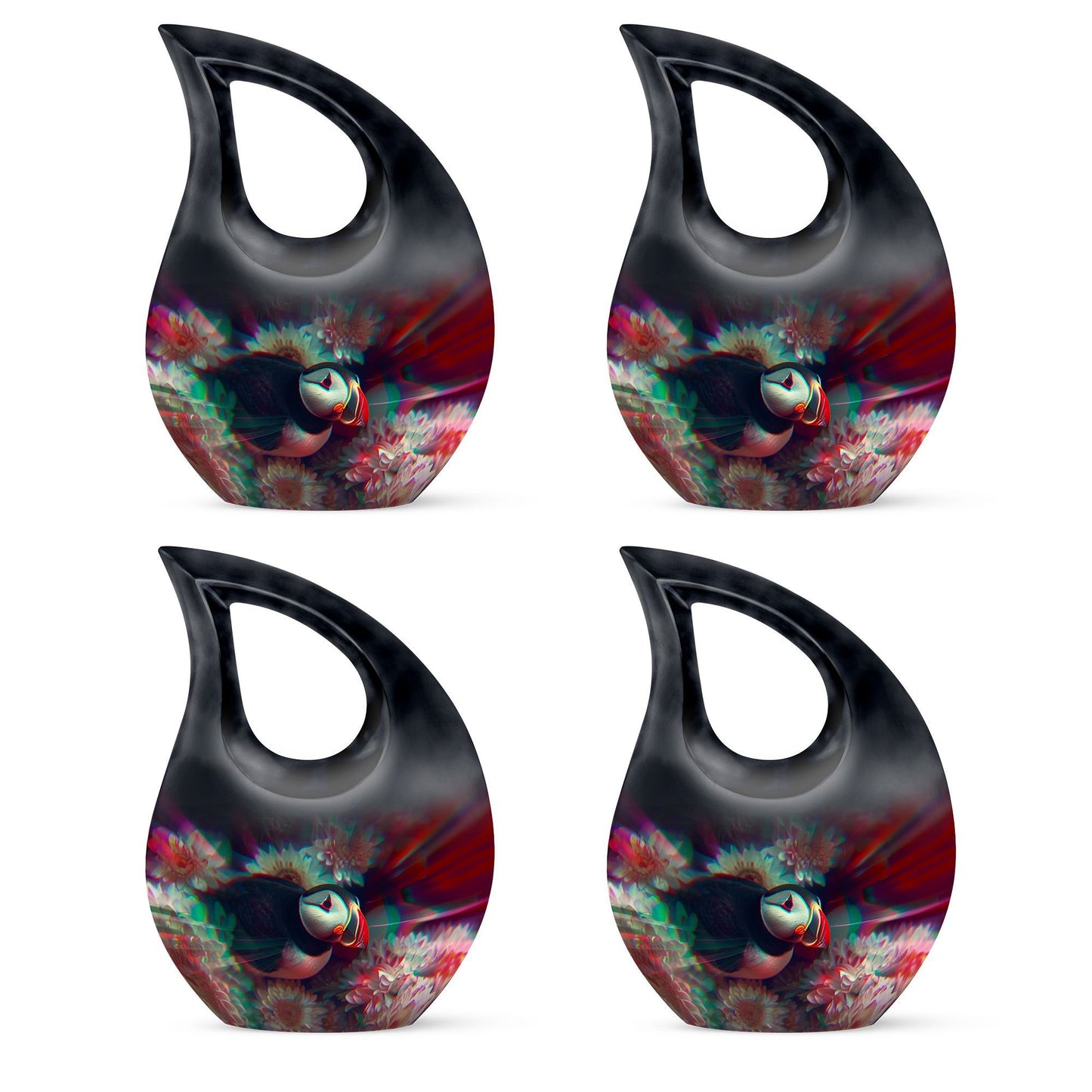 Toucans Modern Urn