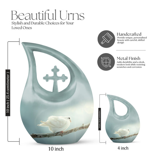 10 inch Dove Urn