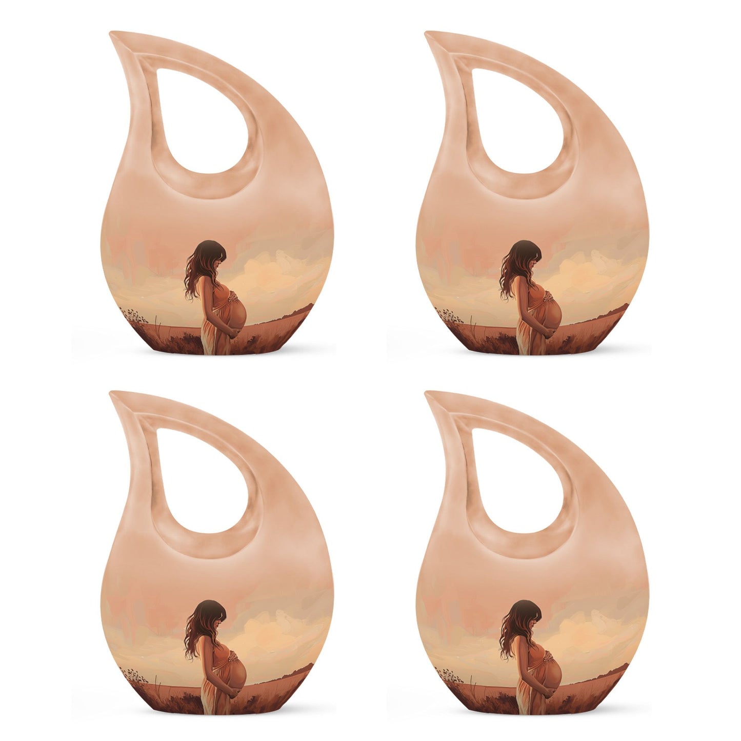 Cross Drop design Mother Urn,