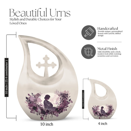 10-inch All Faith Funeral Mother Urn
