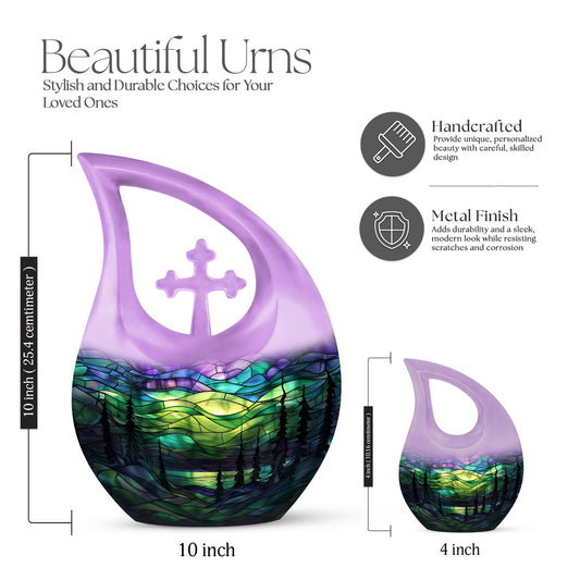 10 Inch Northern Lights Urn