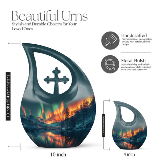 10-inch Northern Lights Urn,