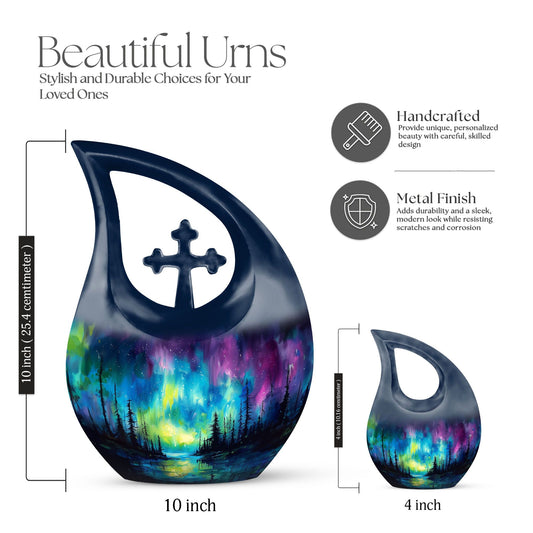 10-inch Northern Lights Urn