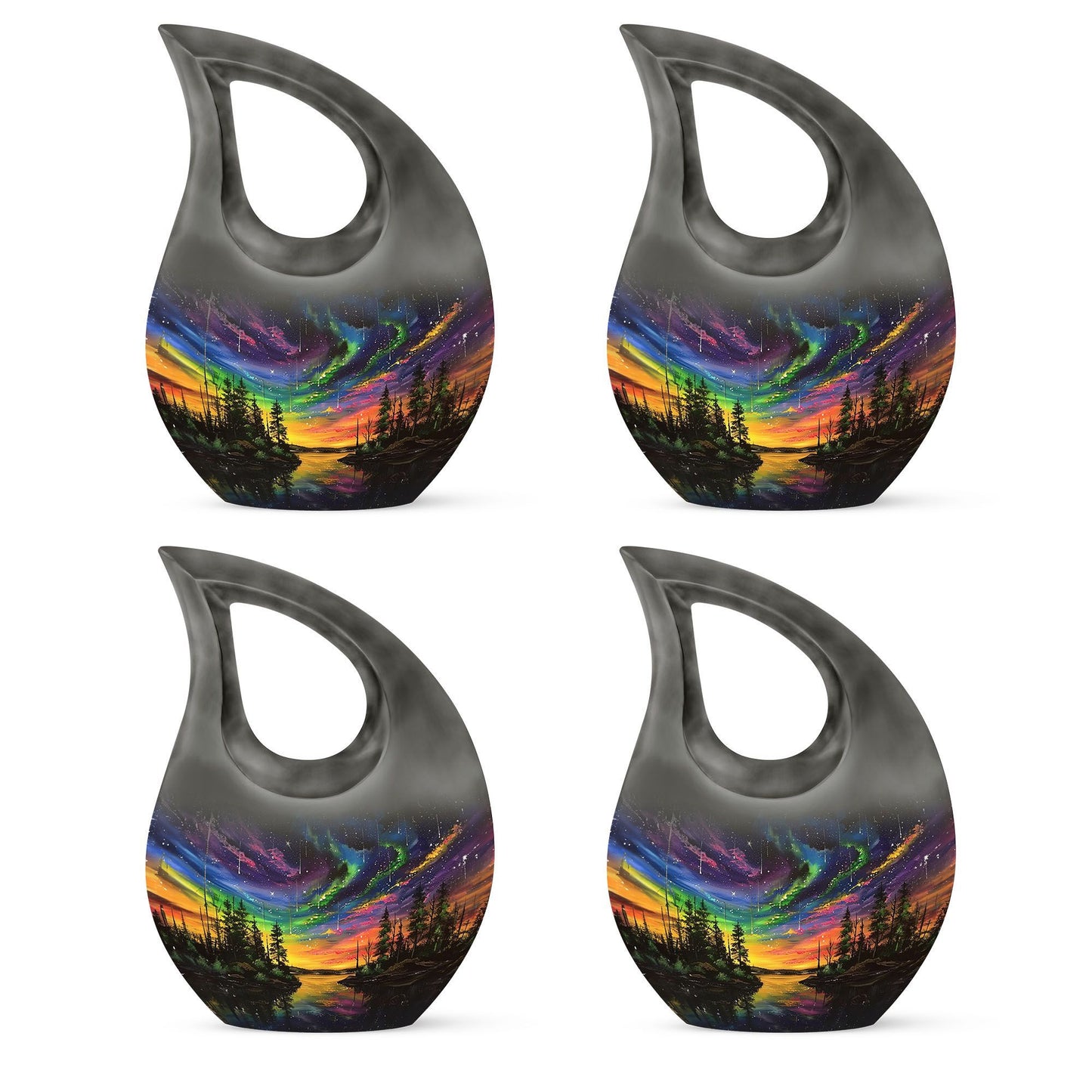 10 inch Northern Lights urn,