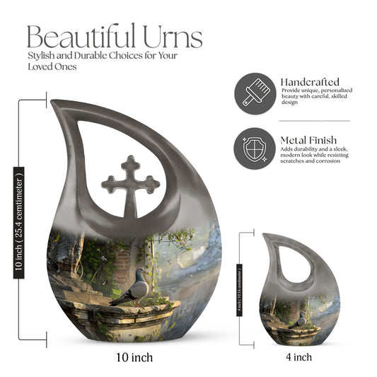10 Inch Dove Urn