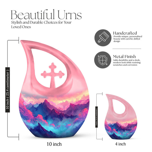 10-inch modern Mountains Urn