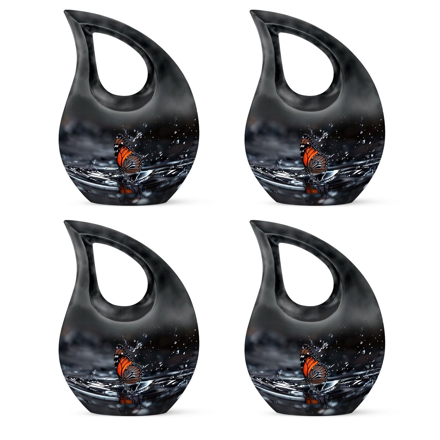 10-inch Butterfly Urn