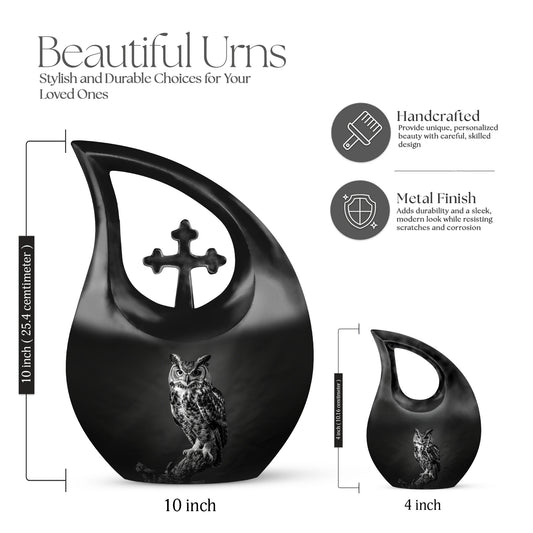 10-inch Owl Urn