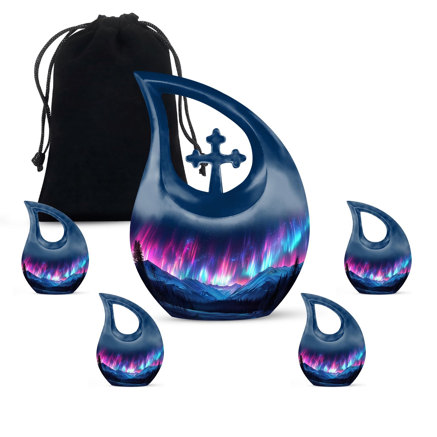 Personalized Galaxy Cremation Urn for Human Ashes - Yatskia