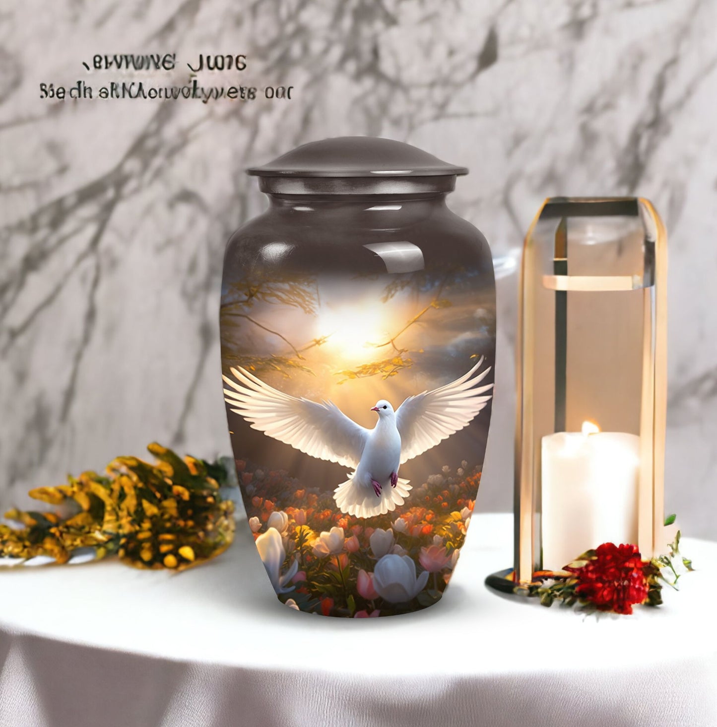Elegant Dove urn designed for adult ashes, suitable for both male and female cremation
