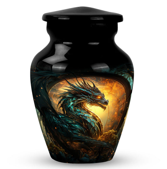 Dragon Fire Cremation Urn for Human Ashes - Burial Urns For Adult