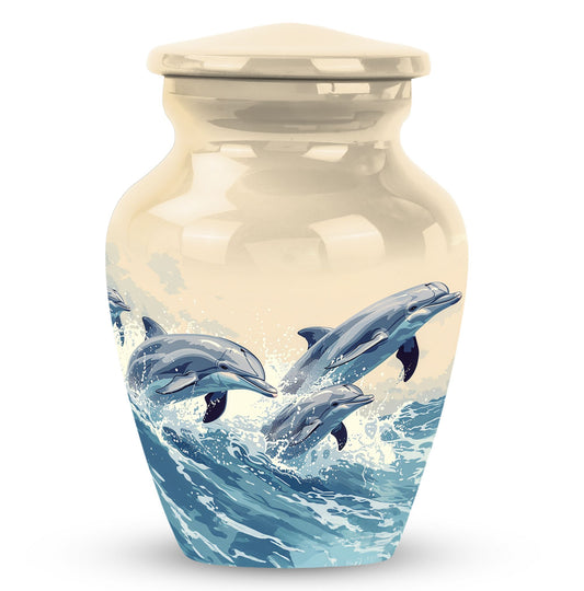 Dolphin Urn For Men & Women Ashes - Beautiful Premium Urn for Loved One