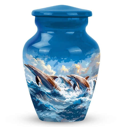 Personalized Artistic Memorial Urn for Women - 10-inch, 200 cu in - Yatskia
