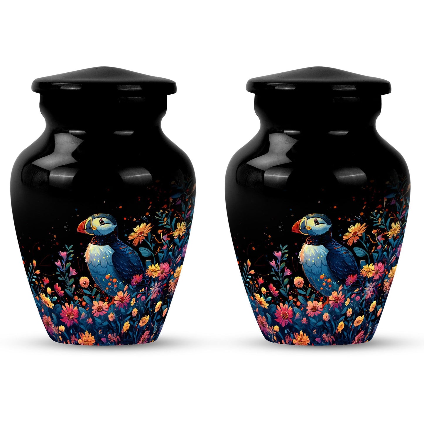 10-inch Classic Puffin Bird Urn